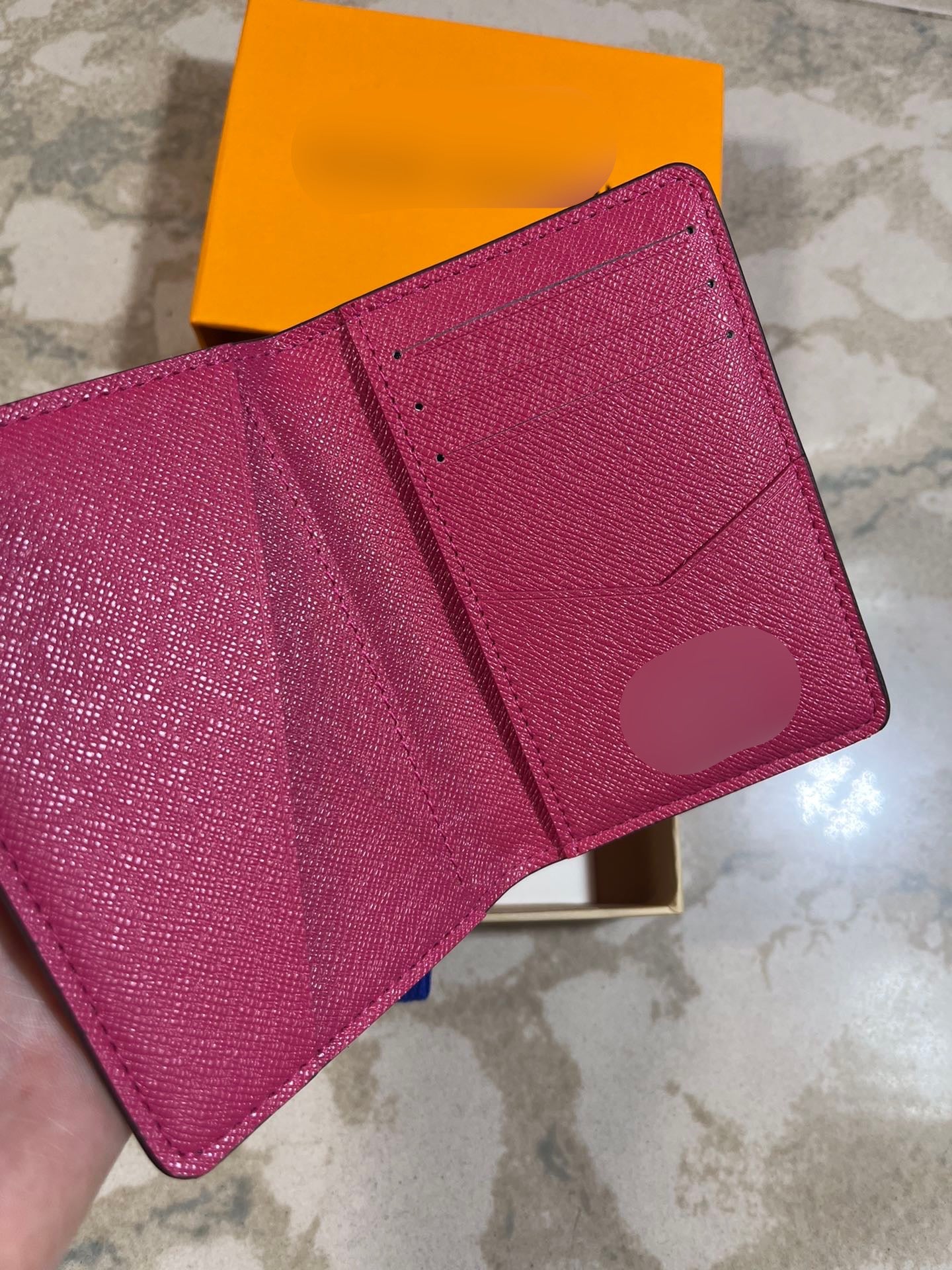 Pink/Blue Small Bi-Fold Wallet - PREORDER