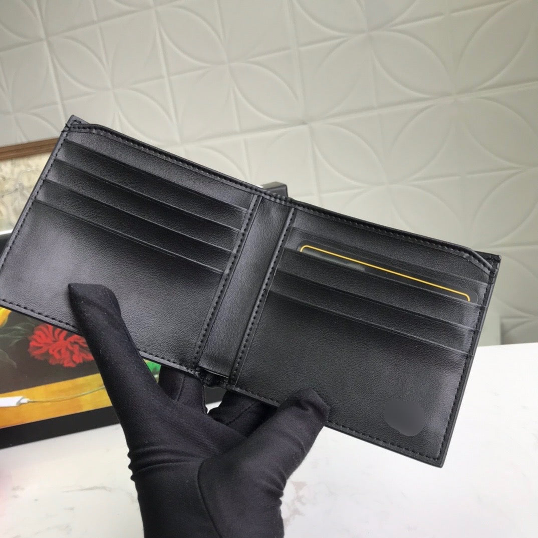 Black Snake Logo Medium Bi-Fold Wallet - PREORDER