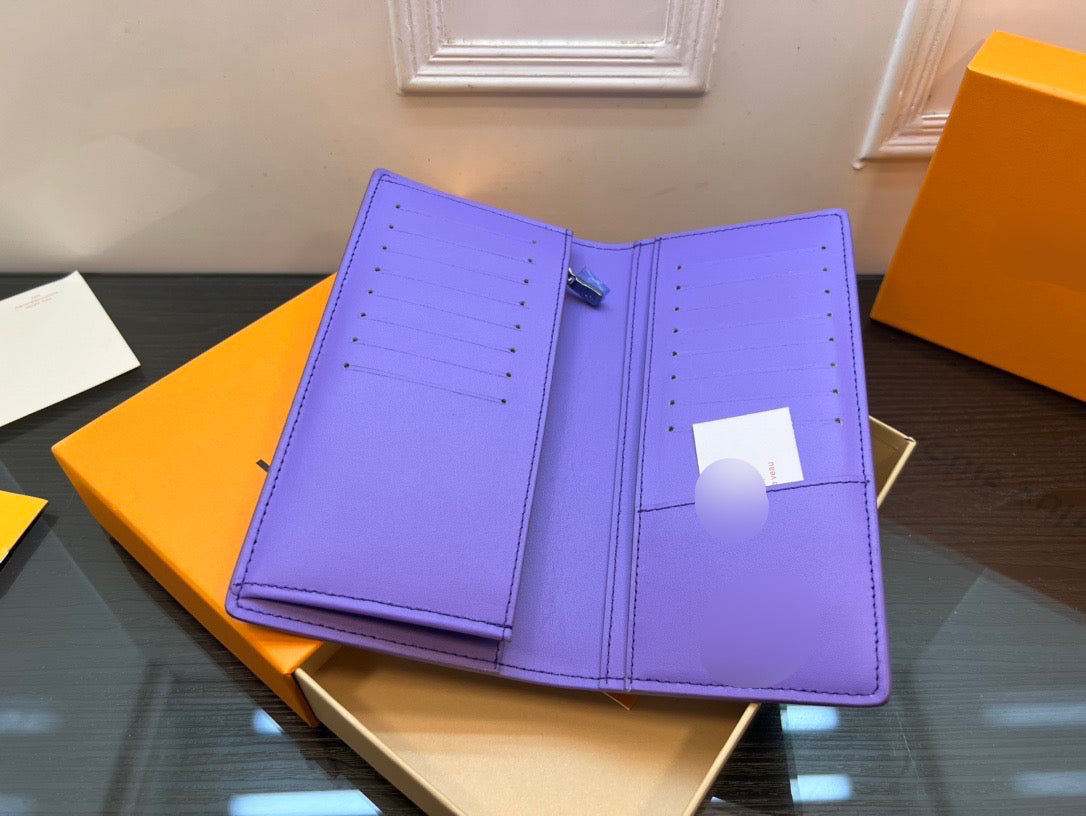 Purple Large Bi-Fold Wallet - PREORDER