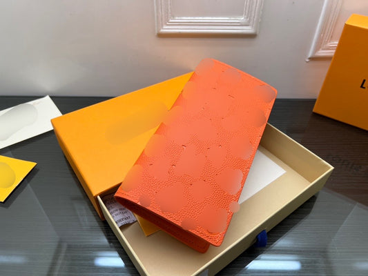 Orange Large Bi-Fold Wallet - PREORDER