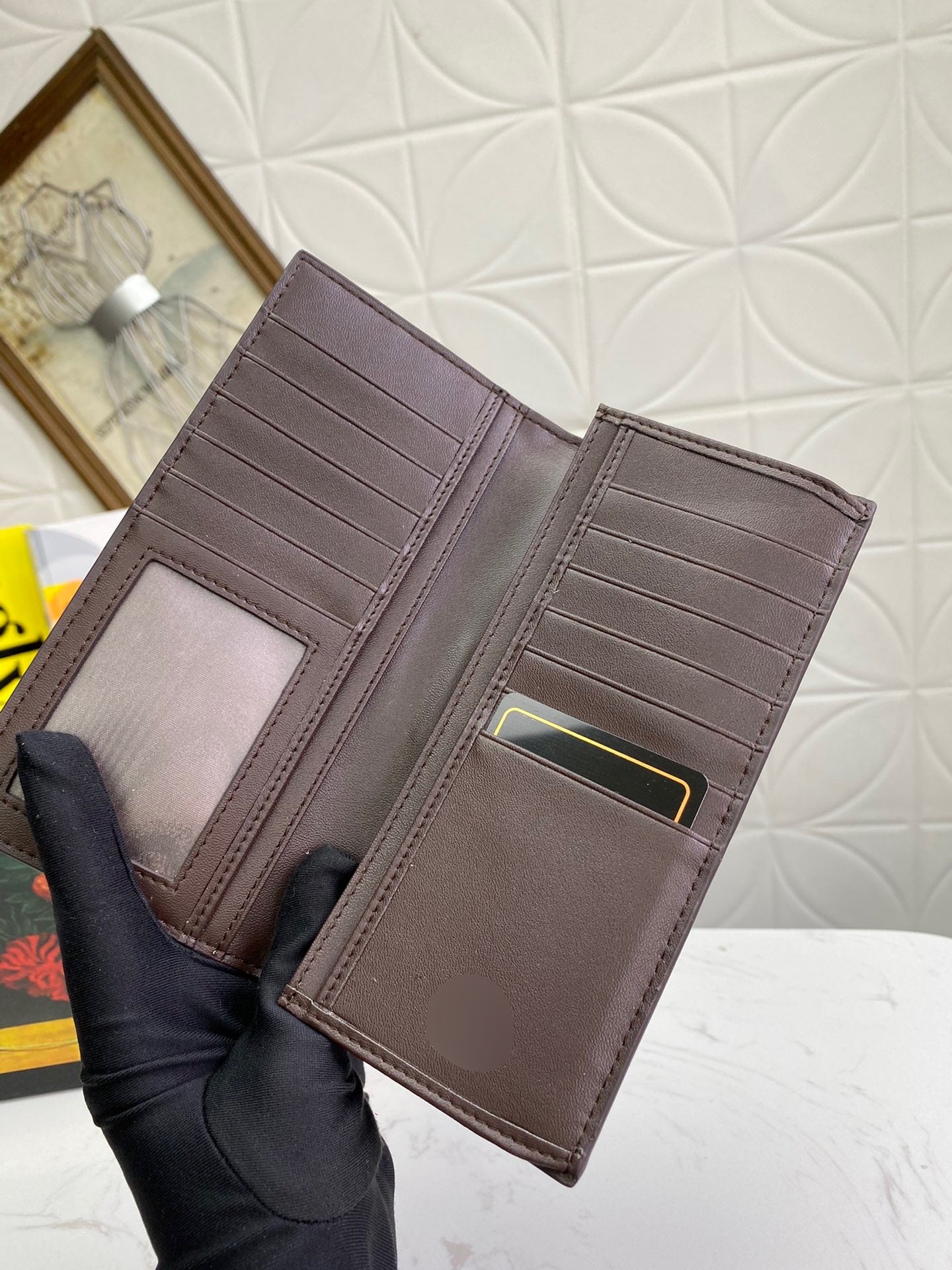 Brown Bee Logo Large Bi-Fold Wallet - PREORDER