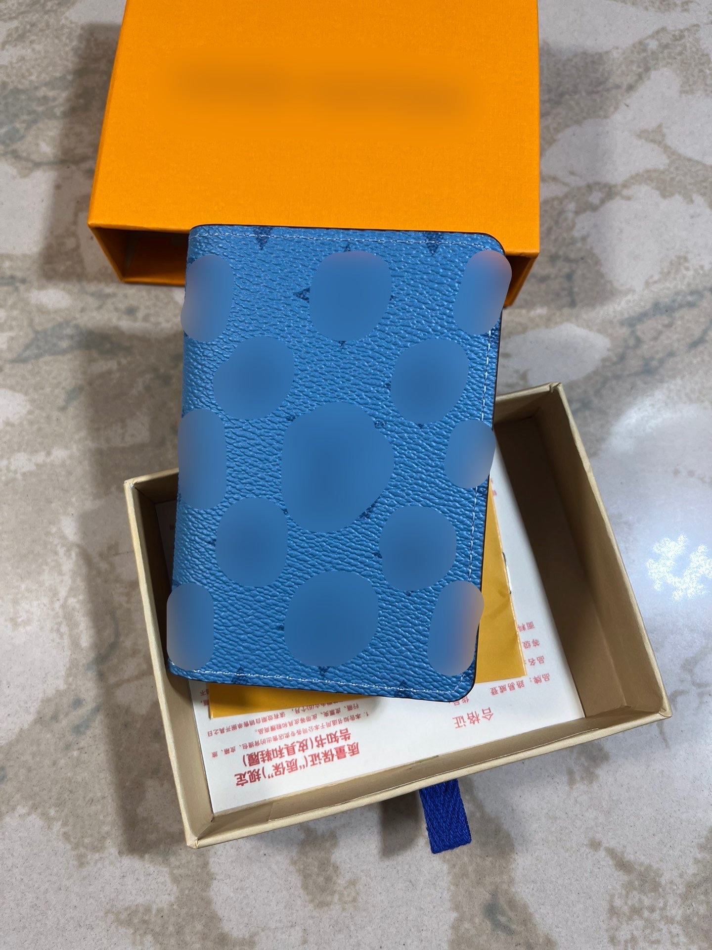 Pink/Blue Small Bi-Fold Wallet - PREORDER