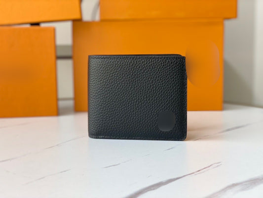 Small Logo Black Medium Bi-Fold Wallet - PREORDER