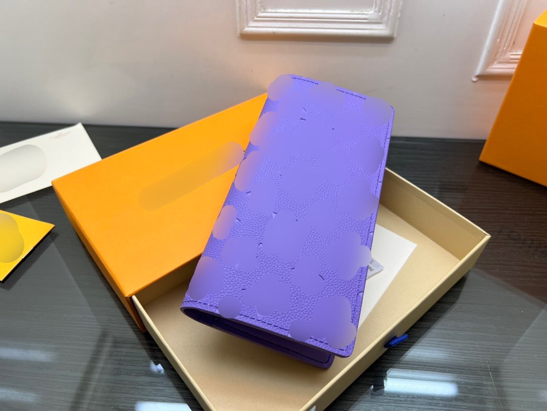 Purple Large Bi-Fold Wallet - PREORDER