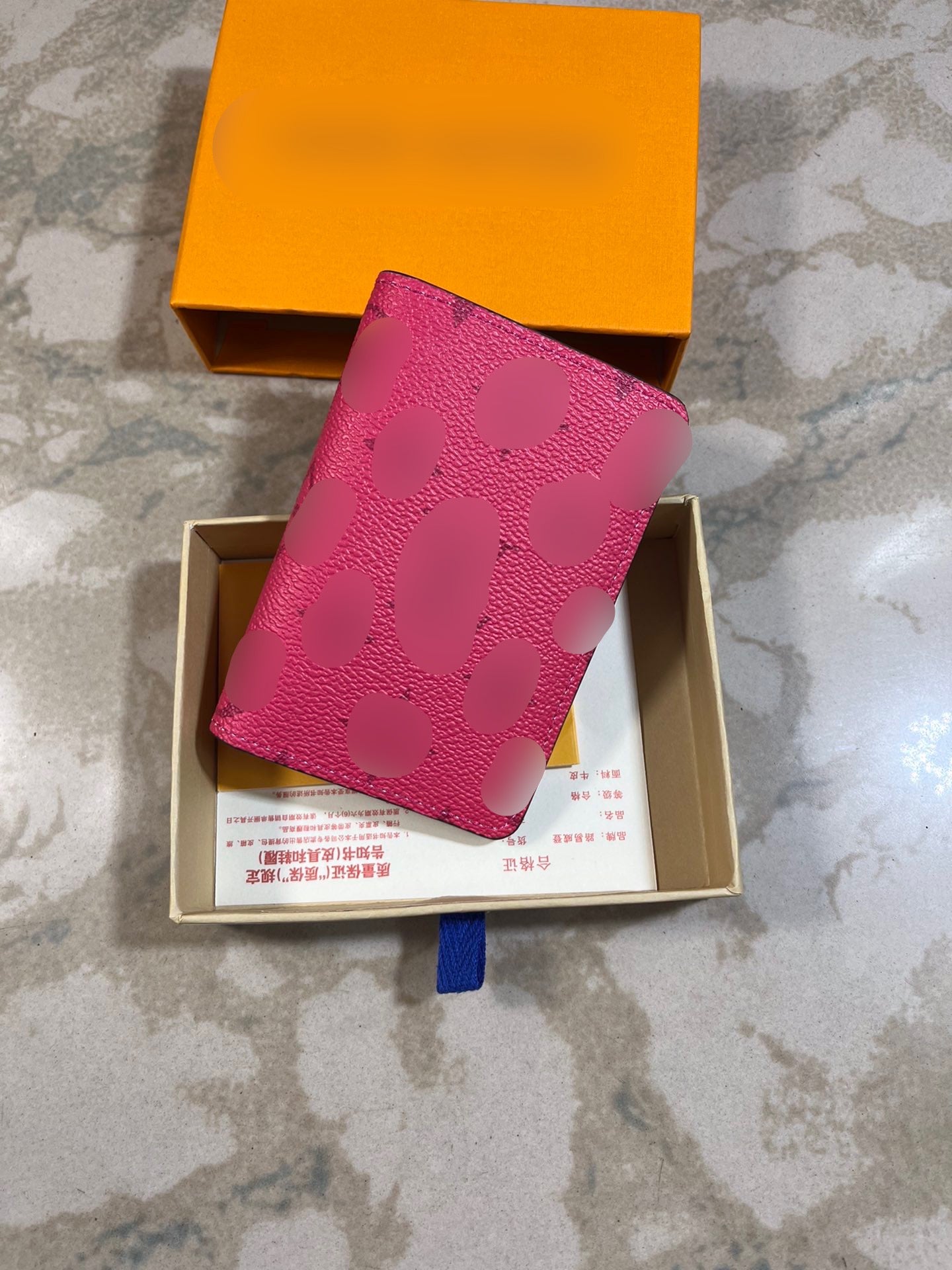 Pink/Blue Small Bi-Fold Wallet - PREORDER