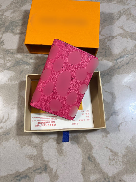 Pink/Blue Small Bi-Fold Wallet - PREORDER