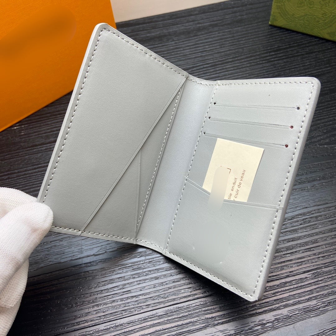 Gray Small Logo Small Bi-Fold Wallet - PREORDER